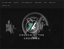 Tablet Screenshot of churchatthecrossing.tv